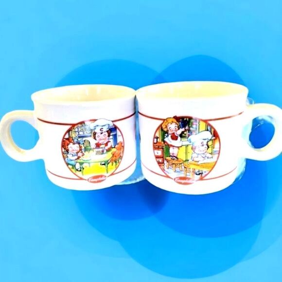 Coffee Mug with  Campbells  Soup KIDS   Cup 18 OZ 2006  VINTAGE TWO MUGS - Picture 3 of 12
